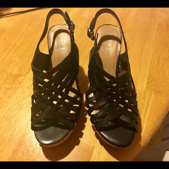 franco sarto yasmina wedge sandals